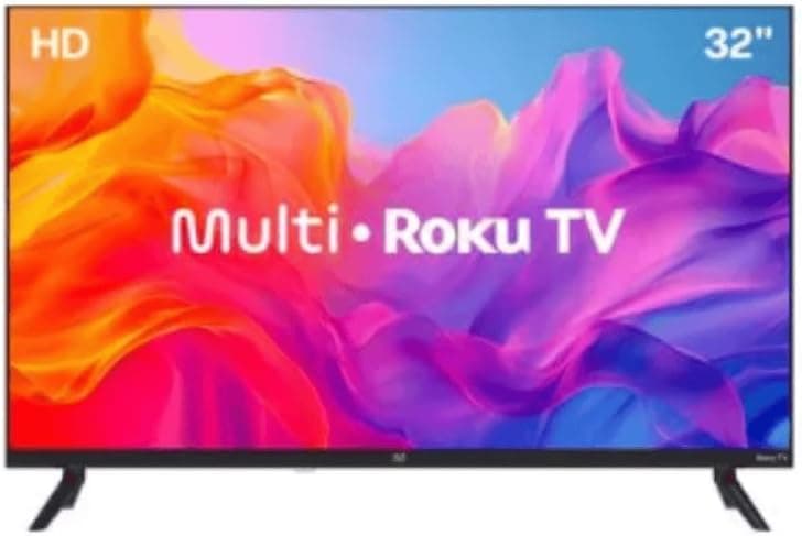 Smart TV Multi Roku 32" HD 3 HDMI 2 USB Compatível com Alexa e Google Home - TL052M