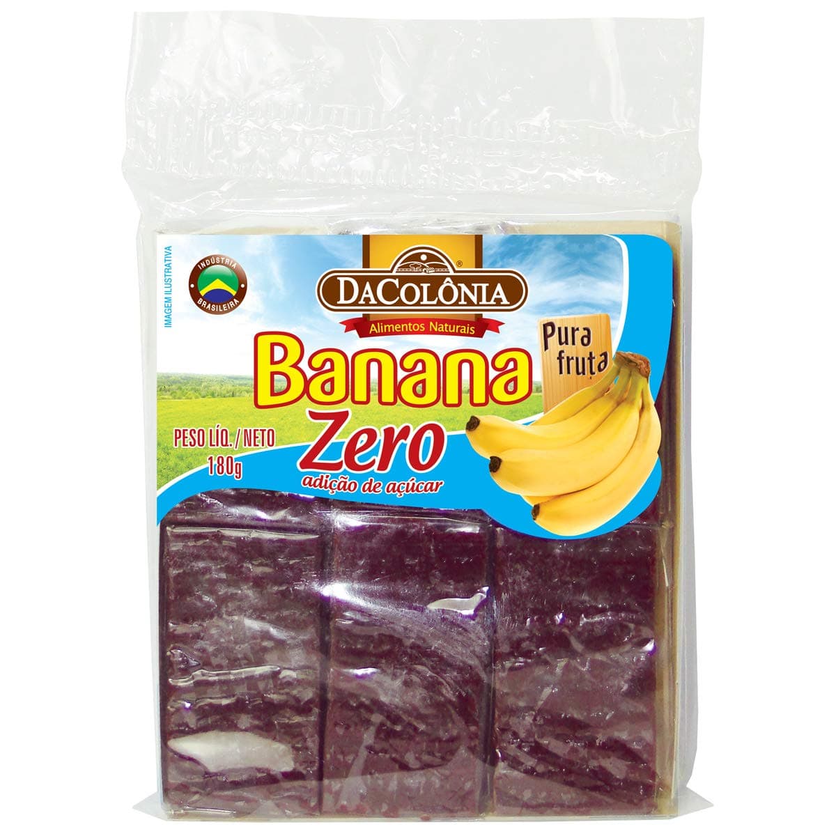 DaColônia Banana Zero Cartela 180G Dacolonia