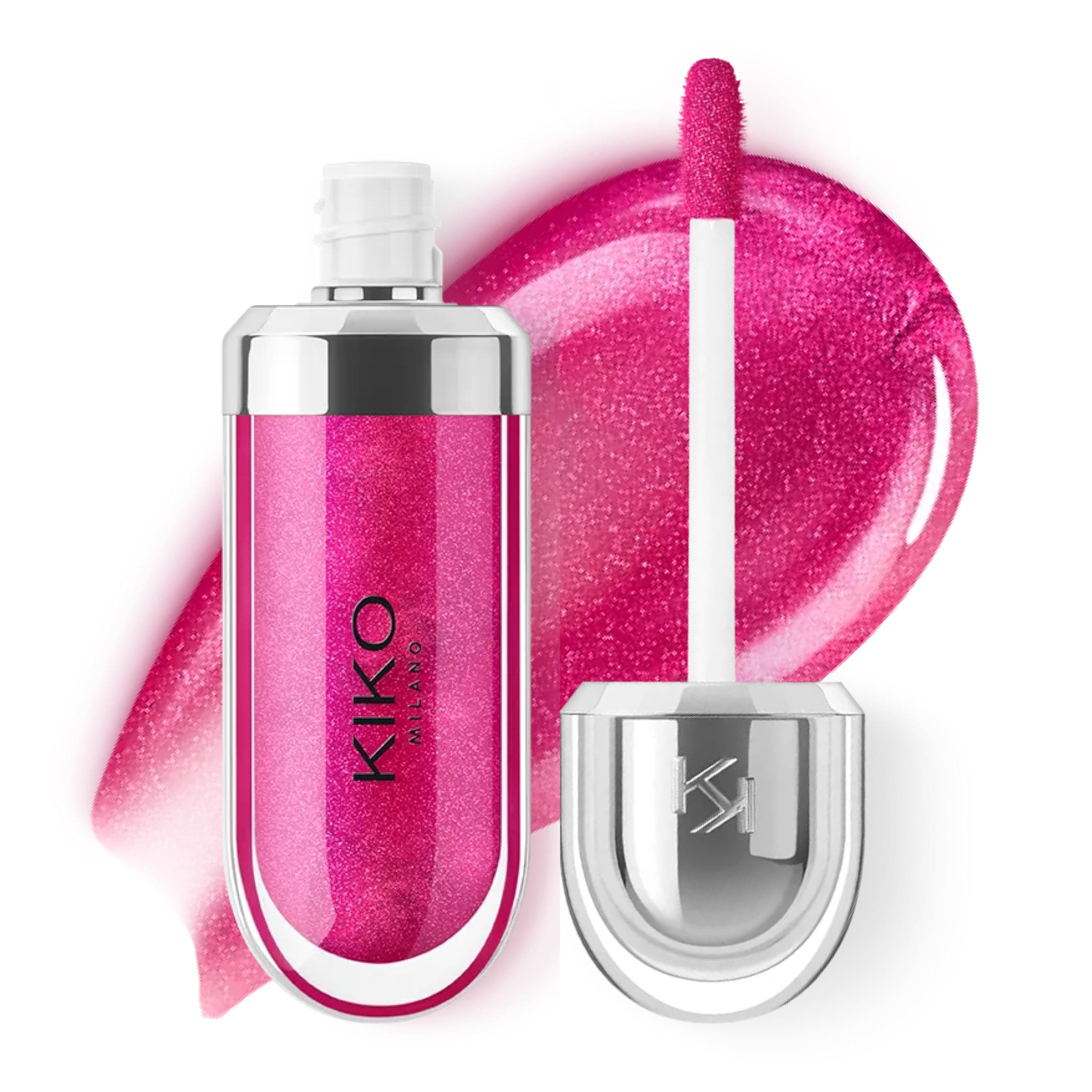 KIKO MILANO, 3D Hydra Lipgloss, Gloss Hidratante Para Os Lábios, Com Efeito 3D, Fórmula Com Extrato de Bidens