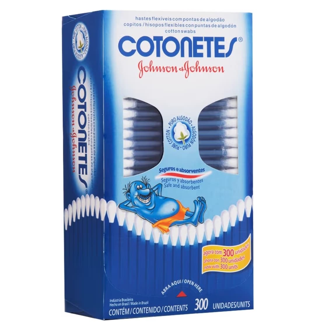 Cotonetes Hastes Flexíveis,300un : Amazon.com.br: Casa