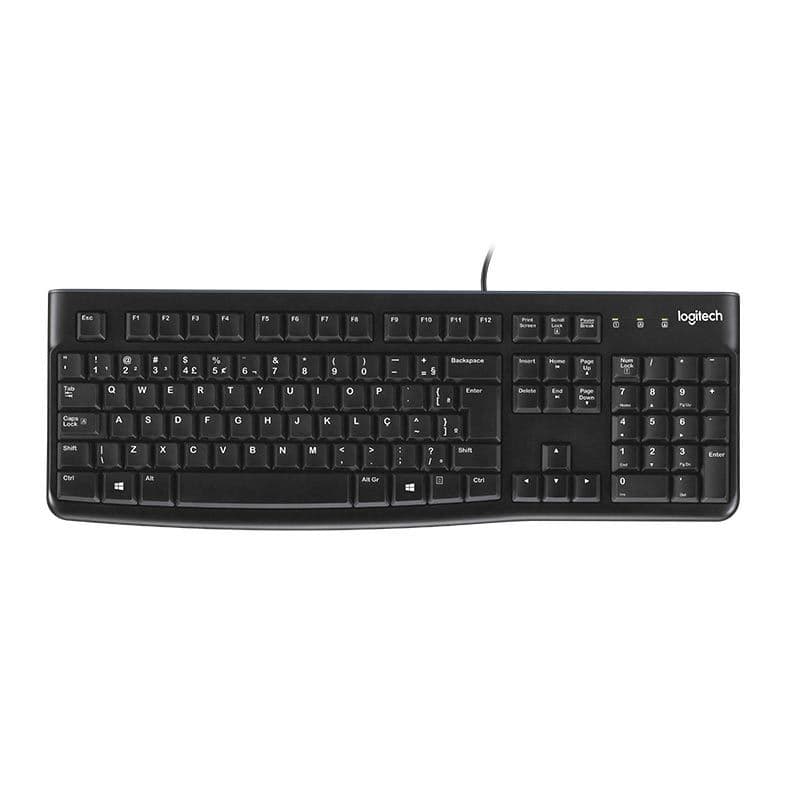 Teclado Logitech K120 USB Preto, 920-004423